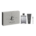 SET JIMMY CHOO MEN (3 PC ) 3.4 OZ EDT SP /3.4 OZ SG / MINI