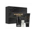 SET MONT BLANC EXPLORER EXTREME MEN (4 PC) 3.3 OZ PARFUM SP /3.3 OZ SG / 2X0.25 PARFUM SP